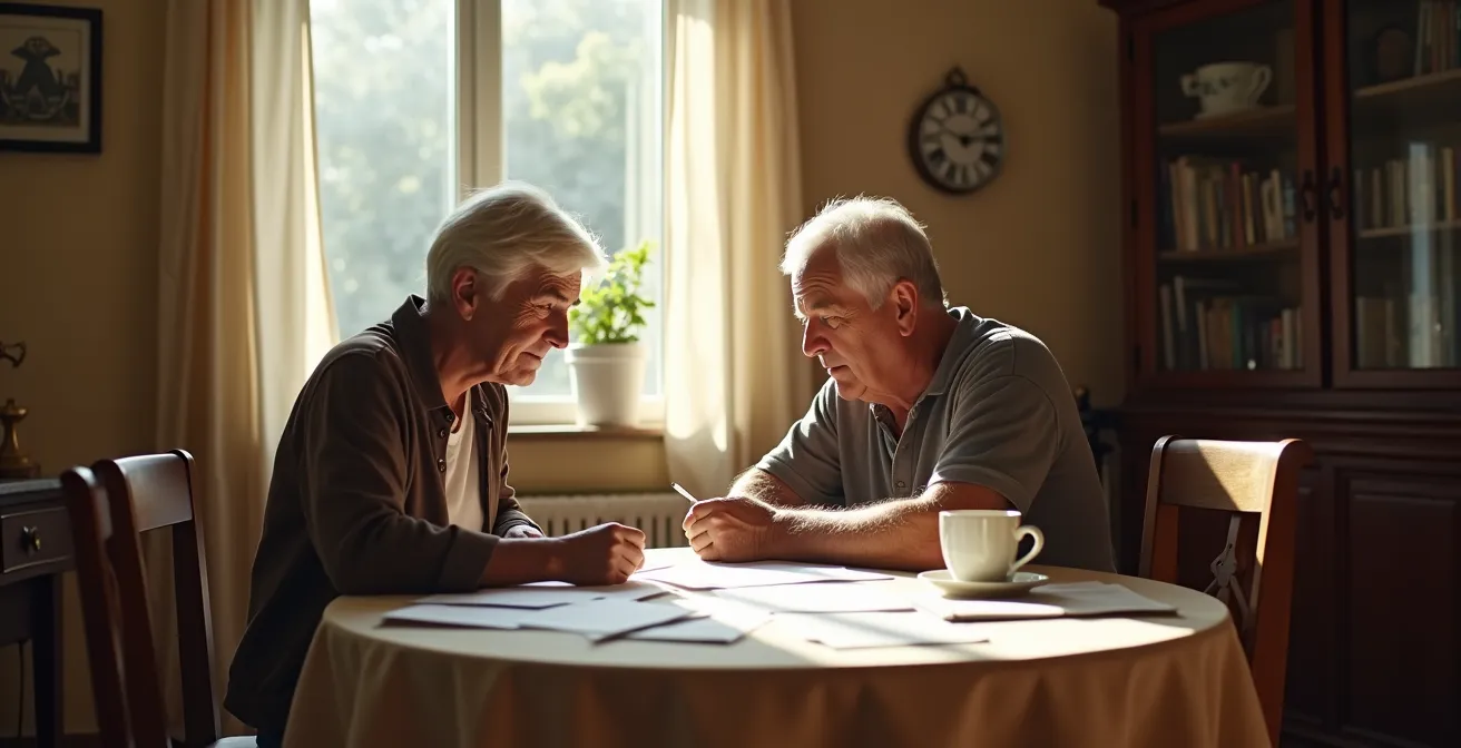 Due generazioni collaborano per gestire le finanze in sicurezza