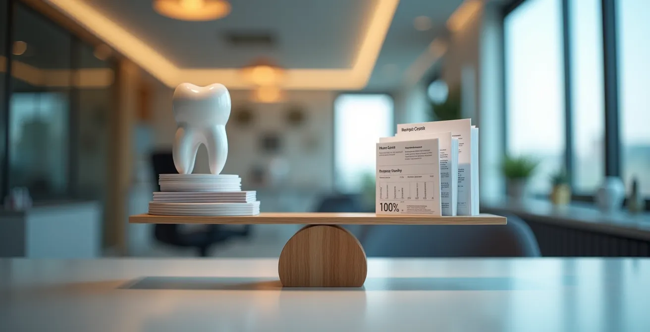 Confronto visivo tra costi polizza dentale e detrazione fiscale in Italia