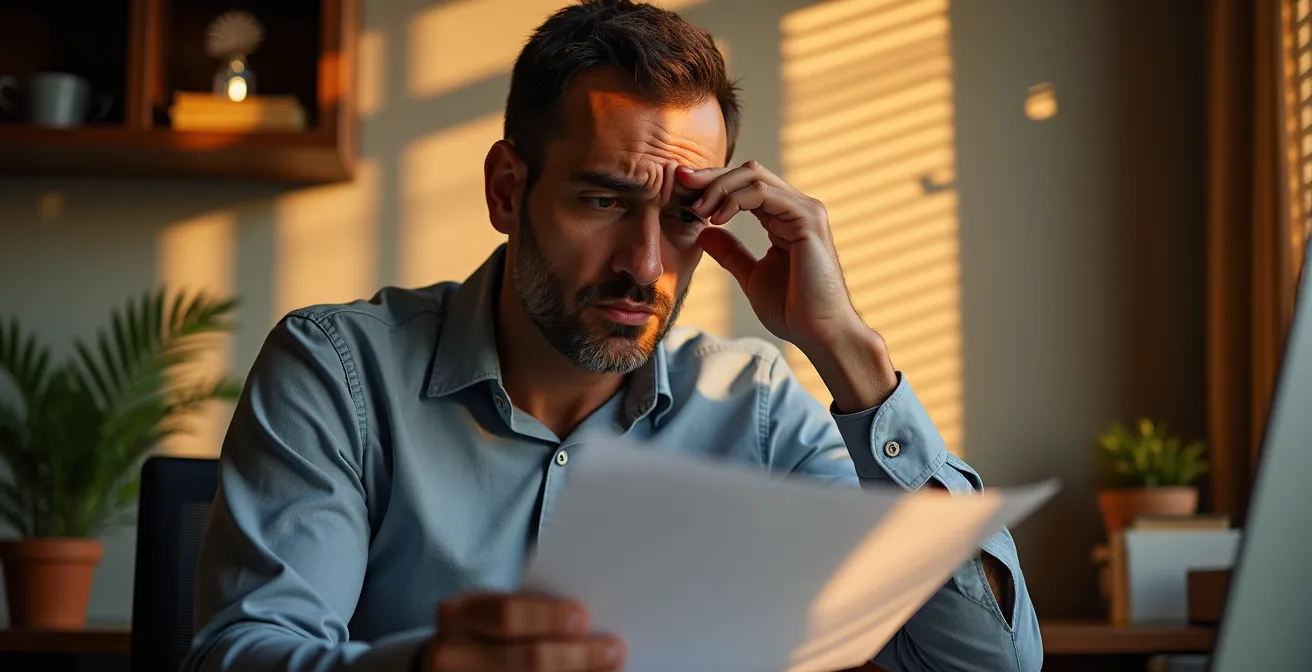 Professionista autonomo italiano analizza clausole contrattuali nel suo studio